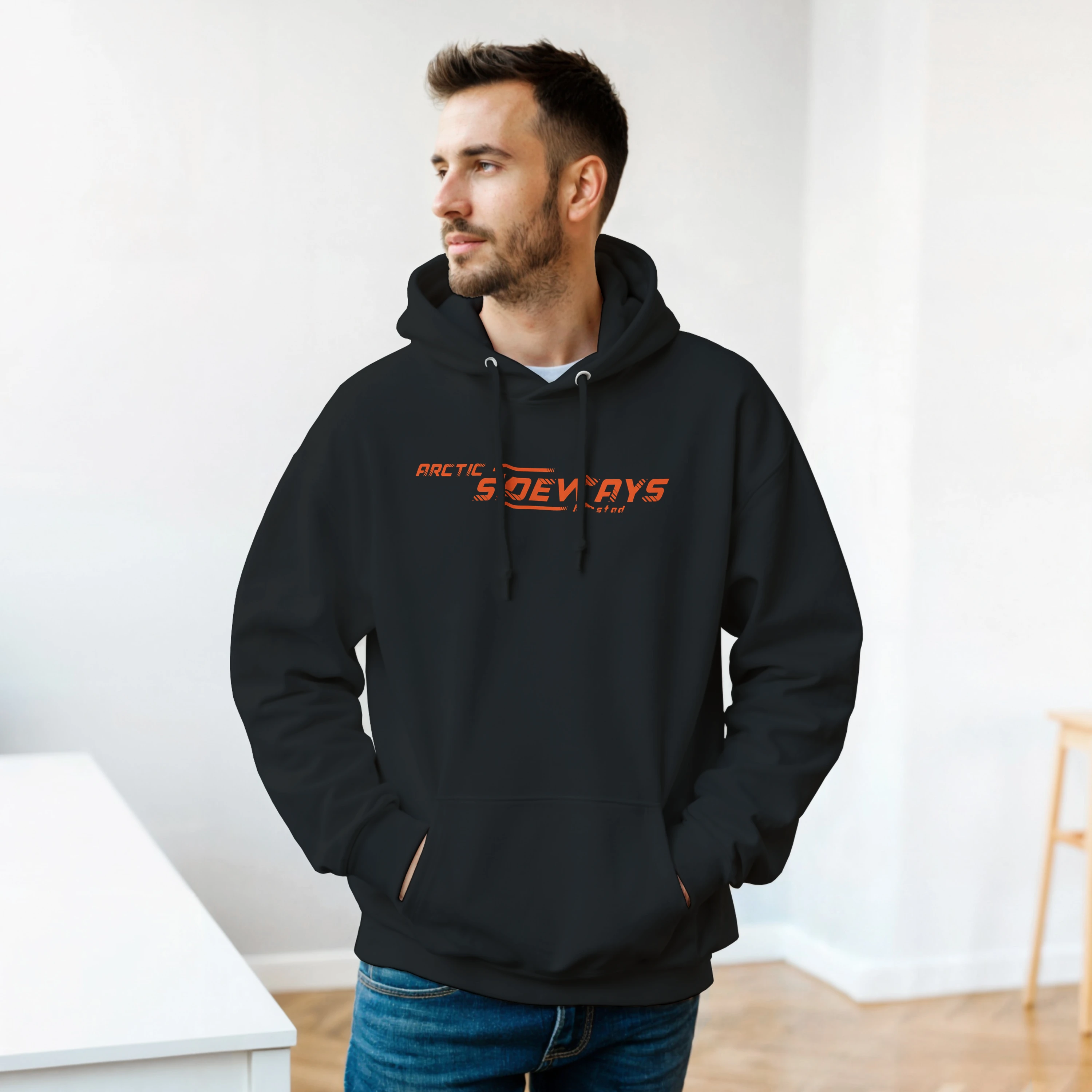 Classic Arctic Sideways Lite Hoodie SORT