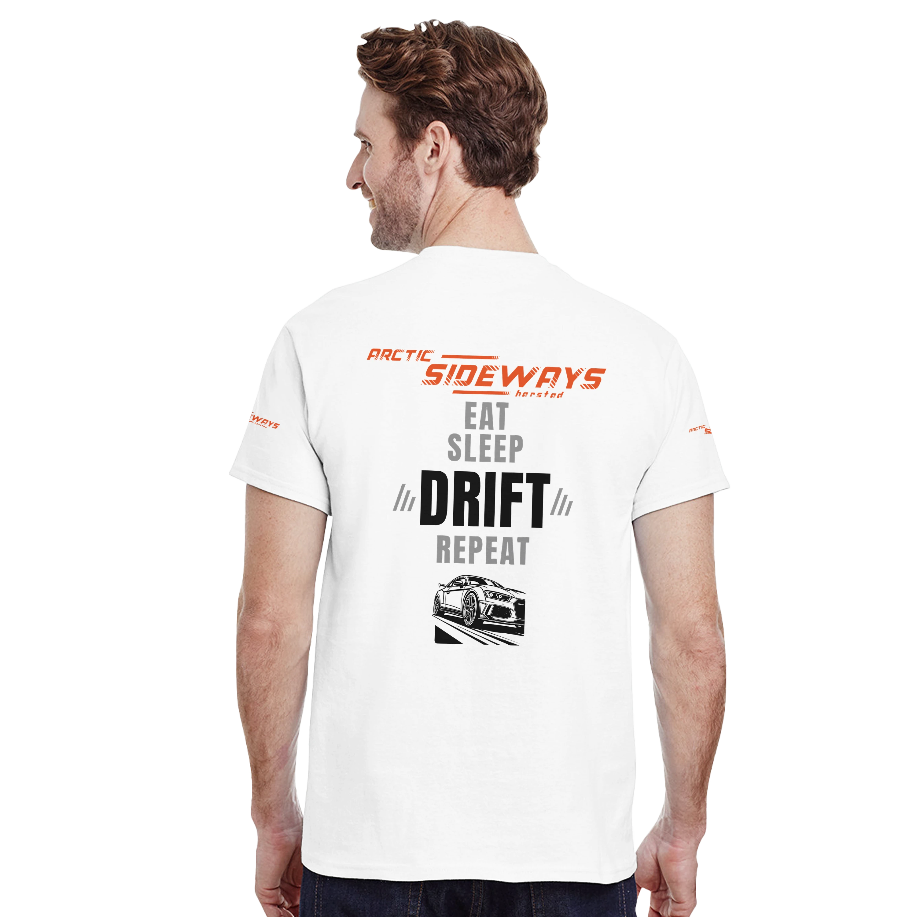 Arctic Sideways – Heavyweight T-skjorte Eat Sleep Drift Repeat